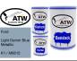 Preview: Ford, Light Denim Blue Metallic, K1 / M6815: 500ml Lackdose + 500ml Klarlack + 250ml Härter - Set, von ATW Autoteile West.